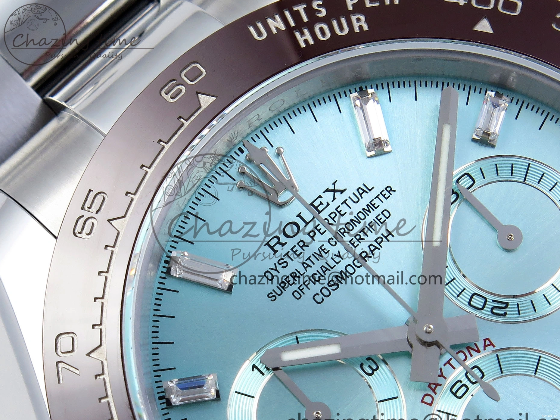 1218 SportInspired DAYTONA 116506 QF 1:1 BEST EDITION ICE BLUE DIAL CRYSTAL MARKERS ON SS BRACELET SH4130 V3 (GAIN WEIGHT) 1770